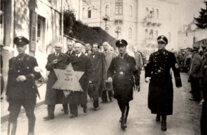 Kristallnacht in Baden Baden, Germany